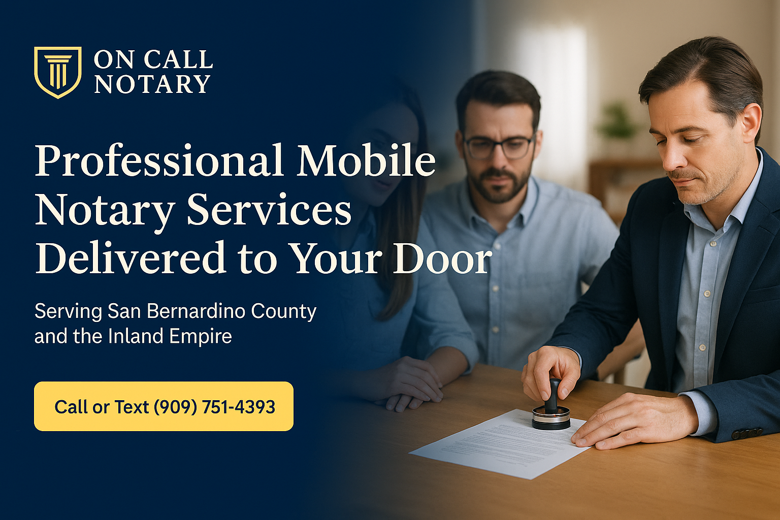 Professional Mobile Notary Services in San Bernardino